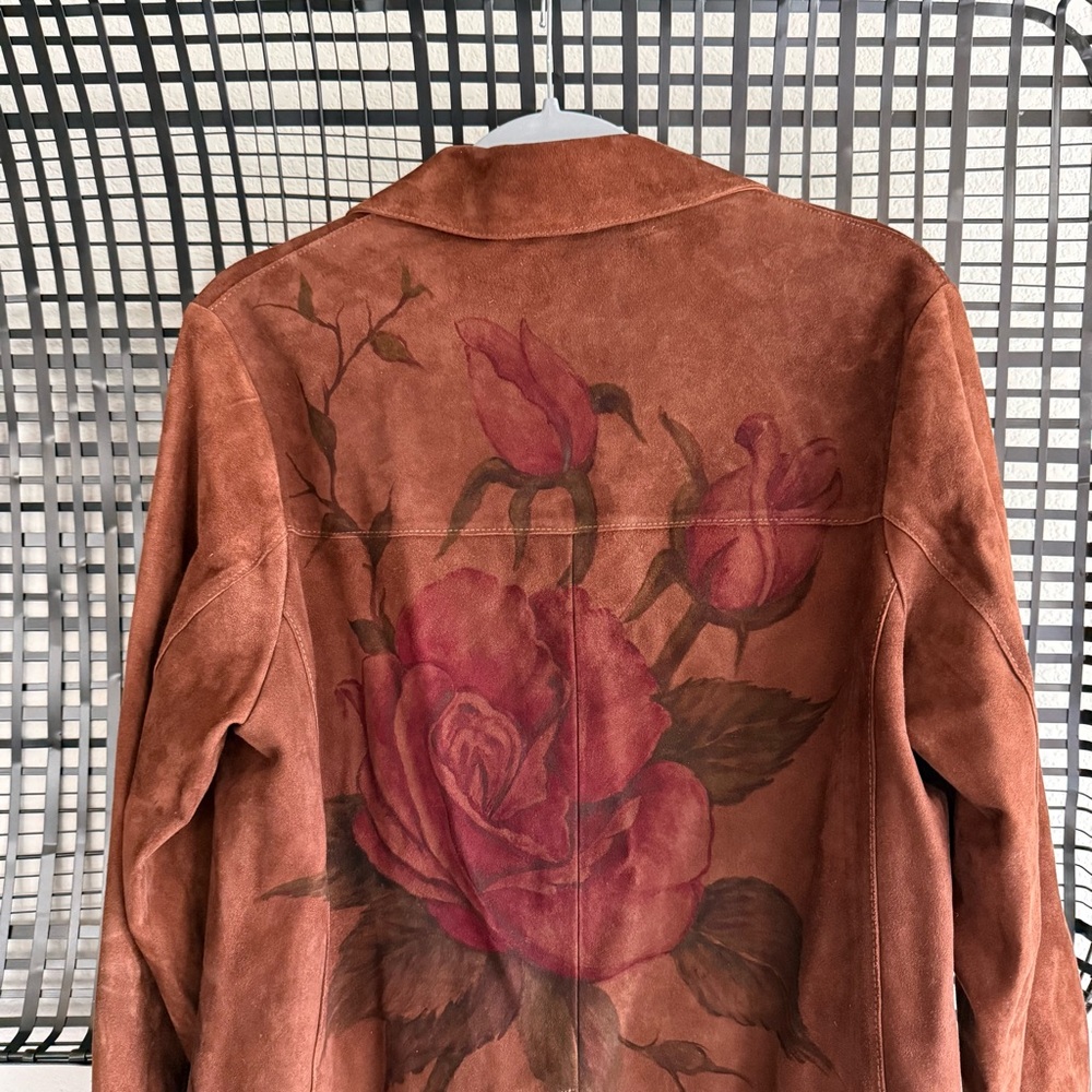 Free people Nigel Preston Suede Roses Jacket